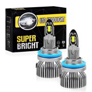 SINGOMON H11 Bulb, High Performance Car Headlight, Fanless Fog Light, 300% Brighter 6500K Xenon White Light, 2 Pack