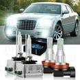 thumbnail image 1 of H11 D3S Xenon bulbs for 2011-14 Chrysler 300C LED Headlights High Low Beam 4pc, 1 of 10