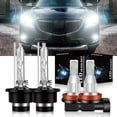 thumbnail image 1 of H11 D4S Xenon bulbs for 2014-15 Mazda 6 LED Headlights High Low Beam 4pc, 1 of 10