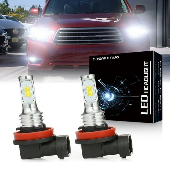 H11/H8 Fog Lights for Toyota Highlander2008 2009 2010 LED Fog Lights Bulbs