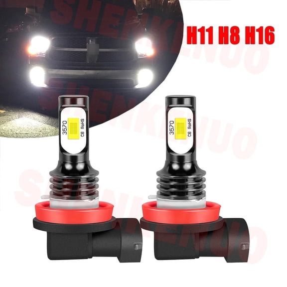 H11/H8 LED Light Bulbs for Dodge Durango 2014 2015 2016 2017 2018 2019 2020 H11 Fog Lights 2pcs