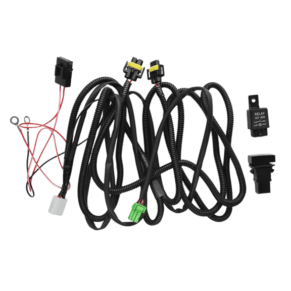 H11/H9/H8 Fog Light Switch & Relay Wiring Harness, Direct Fit for Honda Vezel, Accord, CR-V, Avancier, Fit