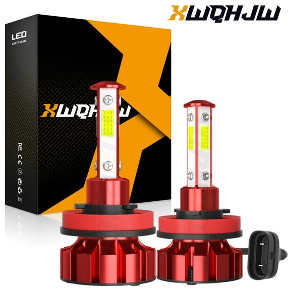 H11/H9/H8 LED Headlight Bulb 6000K White High Low Beam 12V Conversion Kit (2 Pack)