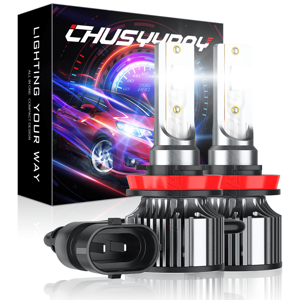 H11 H9 H8 LED Headlight Bulbs Hi/Low Beam Light 72000LM 200W High Power Easy Installation