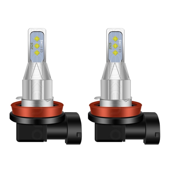H11 LED Bulbs, 8000 Lumen H8 H9 H11 2535 Wireless LED Lights Halogen Replacement, 6000K White, Plug and Play