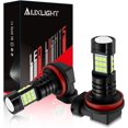 H11 LED Fog Light DRL Bulbs, 2400 Lumens Extremely Bright H8 H11LL H8LL