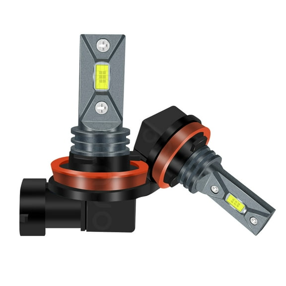 H11 LED Headlight Bulb 6000K White Conversion Kit 12V Car Automotive Low Beam High Beam Fog Lights Driving Lamp (2 Pack)