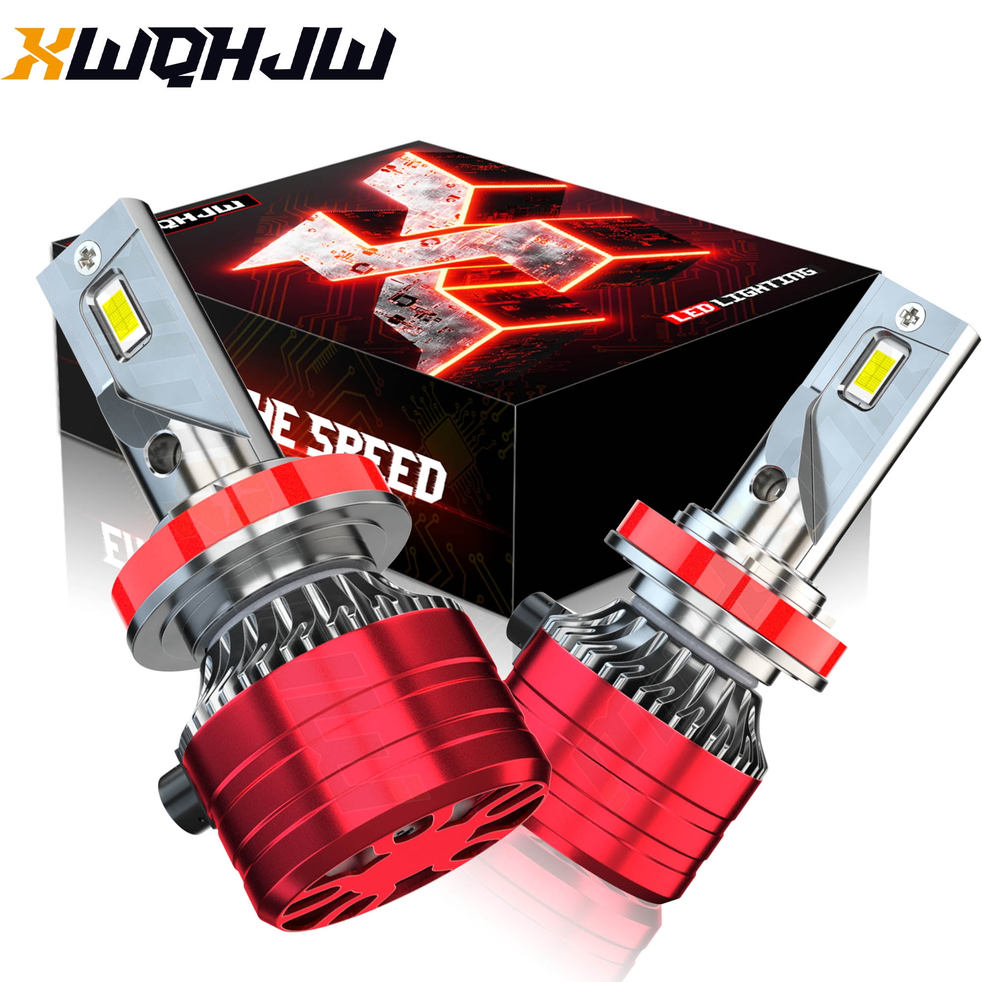 H11 LED Headlight Bulbs White High Beam Conversion Kit 12000LM 6000K
