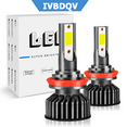 thumbnail image 1 of H11 LED Headlight For Nissan Pathfinder 2017-2020 High/Low/Fog Light Bulbs 6000K White 2Pcs, 1 of 8