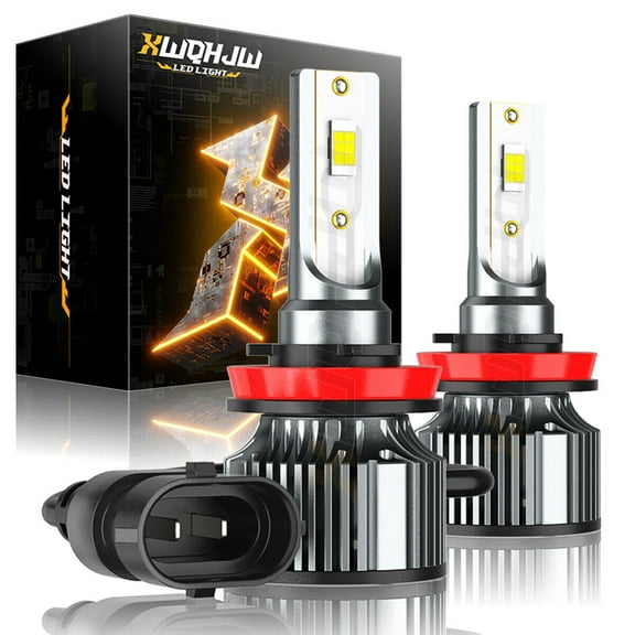 H11 LED Headlight Super Bright Bulbs Conversion Kit 6000K White LOW BEAM 2-Pack