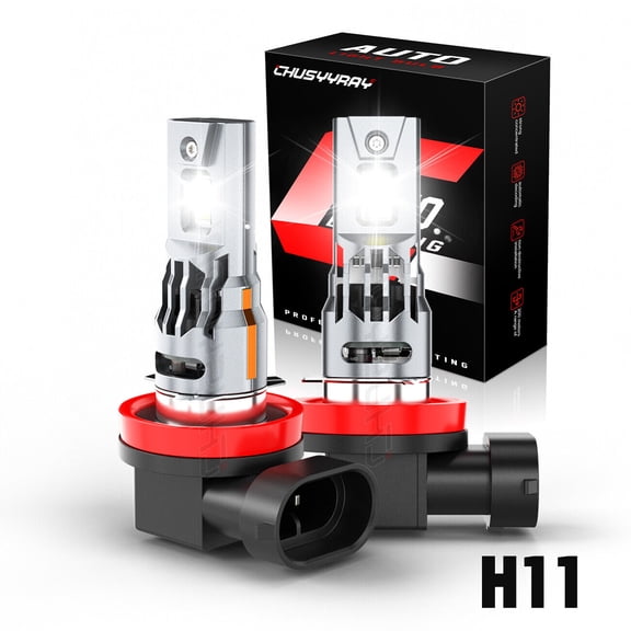 H11 LED Headlight Super Bright Bulbs LOW BEAM Conversion Kit White 6000K 2-Pack