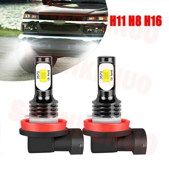 H11 LED Light Bulbs for Chevrolet Spark 2013 2014 2015 2016 H8 Fog Lights 2pcs