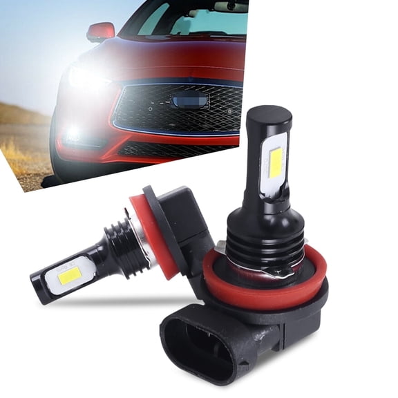 H11 LED Light Bulbs for Infiniti EX35 2008 2009 2010 2011 2012 H8 Fog Lights 2pcs
