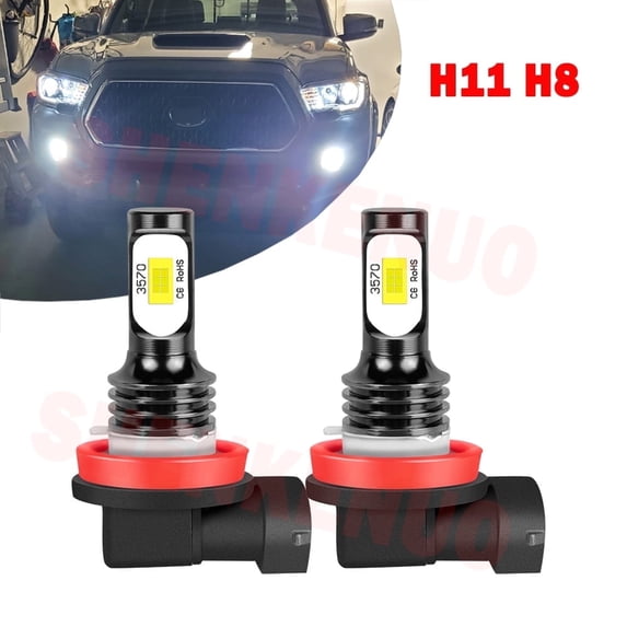 H11 LED Light Bulbs for Toyota Matrix 2009 2010 2011 2012 2013 2014 H8 Fog Lights 2pcs