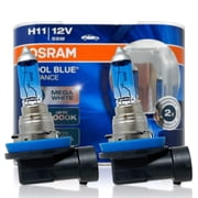 H11 Osram 62211CBA Cool Blue Advance Halogen Bulbs | Pack of 2