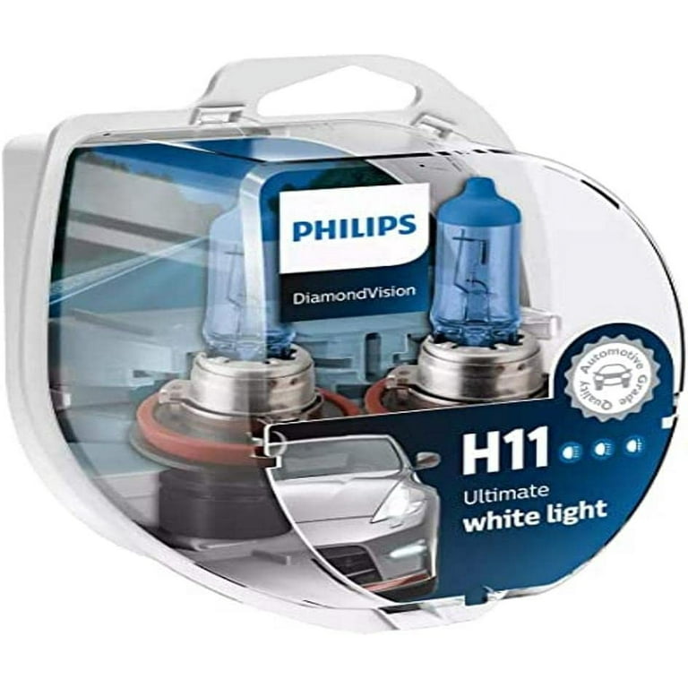 H11 - Philips Diamond Vision 12362DVS2 Bulbs (Pack of 2) 