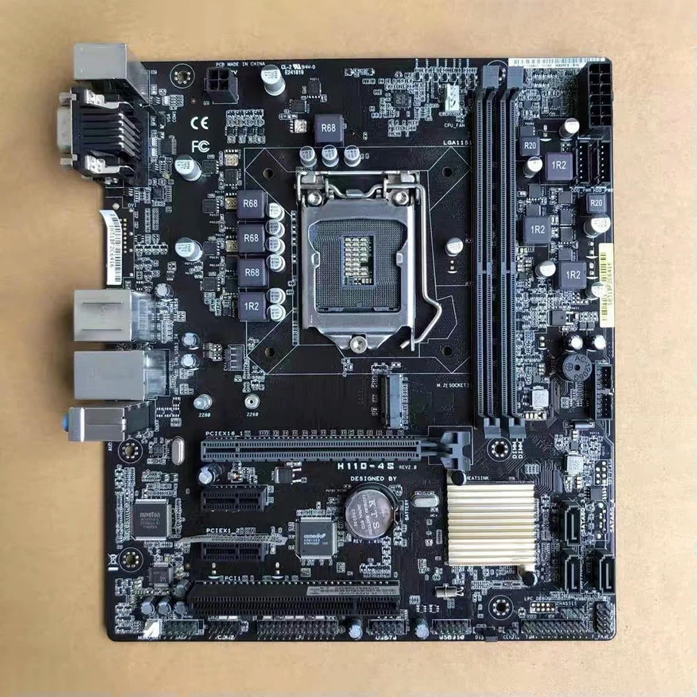 H110-4S REV2.0 For THTF Motherboard E9000 E500-3005 LGA 1151 DDR4 ...