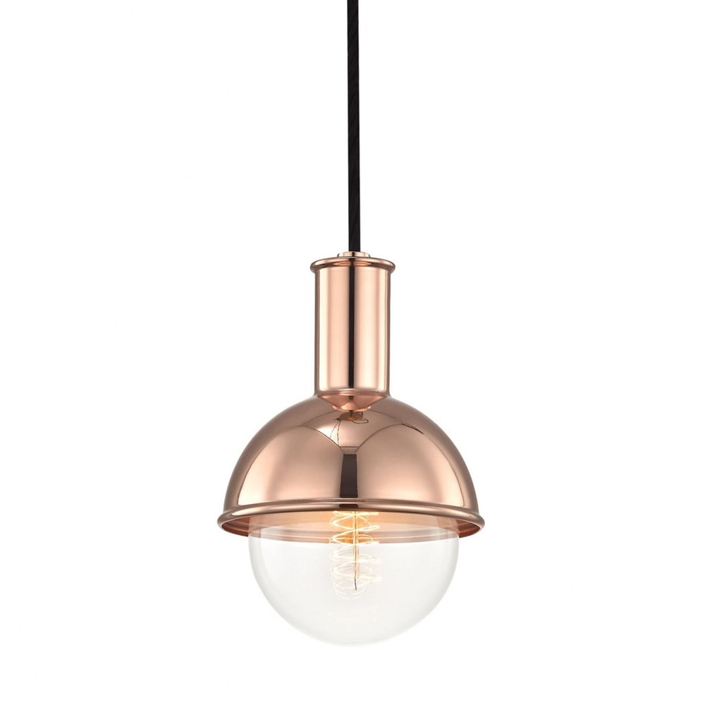 H111701-POC-Mitzi-Riley-One Light Pendant in Style-6.25 Inches Wide by ...