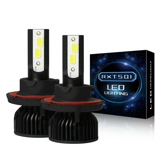 H13 9008 LED Headlight Bulbs Hi/Lo Beam 6000K for Hummer H3 2006-2010 2Pcs,p4c