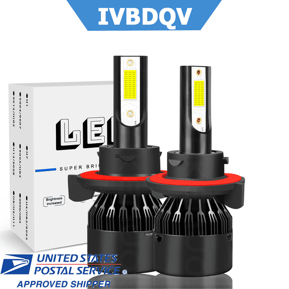 For 2004-2014 Ford F-150 H13/9008 LED Headlight High/Low Beam Bulbs 2pcs
