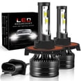 thumbnail image 1 of H13/9008 LED Headlight High&Low Beam Bulbs 6500K White Fits Ford F250 Super Duty 2005-2020 2pcs, 1 of 12