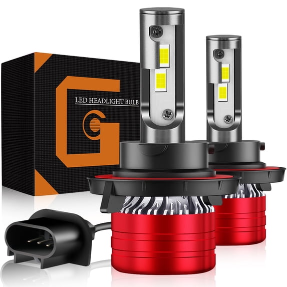 H13/9008 LED Headlight High Low Beam Bulbs Fits Chevy Spark 2013-2021 6500K White Error Free 2pcs