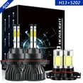 thumbnail image 1 of H13 High&Low Beam+5202 Fog Light for GMC Yukon XL 2500 2007-2013 LED Headlight Bulbs 4pcs, 1 of 16