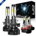 thumbnail image 1 of H13 High&Low Beam+H11 Fog Light for Ford Mustang 2005-2012 LED Headlight Bulbs 4pcs, 1 of 11