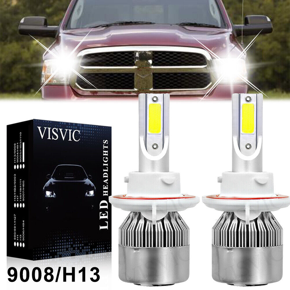 H13 LED Headlight Bulbs For Dodge Ram 1500 2500 3500 200612 High+Low