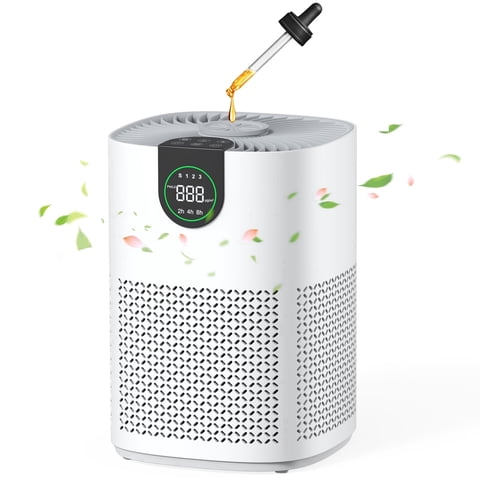 VEWIOR Air Purifiers for Home, Air Purifiers for Bedroom Large Room up to 1200 sq.ft with H13 HEPA Washable Filter, Aromatherapy, PM2.5 Display, Sleep Mode, Auto Mode for Dust, Smoke, Pets Hair
