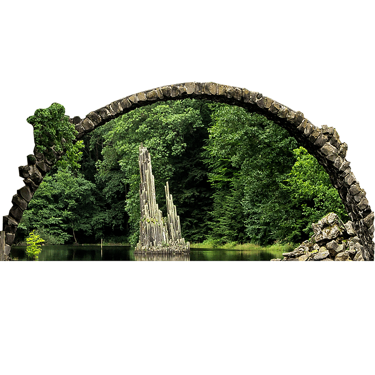 H13151 Rakotzbrcke Kromlau Azalea and Rhododendron Park Devil's Bridge  Germany - Walmart.com