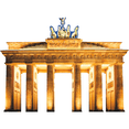 thumbnail image 1 of H13162 Brandenburg Gate Berlin Germany, 1 of 1