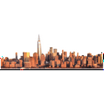 thumbnail image 1 of H13484 Downtown Manhattan Skyline New York, 1 of 1