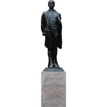 H13582 Nathan Hale Connecticut Hall Yale Statue Cardboard Cutout Standee Standup