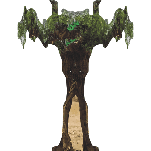 H13637 Standing Tree Legs Arms Tree Monster Cardboard Cutout Standee Standup