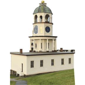 H13720 Halifax Canada Clock Tower Cardboard Cutout Standee Standup Stand In