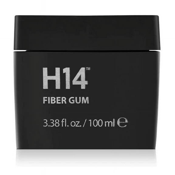 H14 Fiber Gum | Strong Hold & Flexible Styling Gum for Texture & Definition | 3.38 fl oz | Matte Finish, Non-Sticky Formula