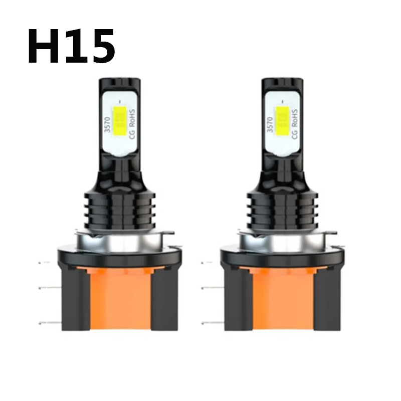 H15 2Pcs H15 H11B LED Car Headlight DRL Day Driving Running Light