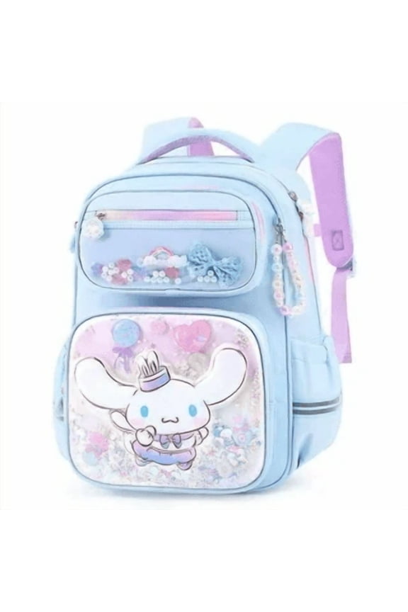 H15.4”in/H16.5“in Kuromi Cinnamoroll My MLD Light Weight Spine-Protecting School Bag Backpack