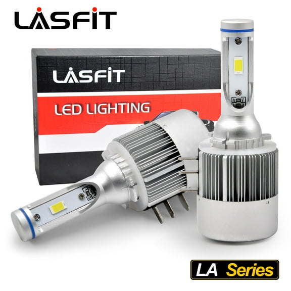 H15 LED Headlight Bulbs, Lasfit High Beam DRL Light Z ES Chips/Error Free, 72W 7600LM 6000K(Pack of 2)