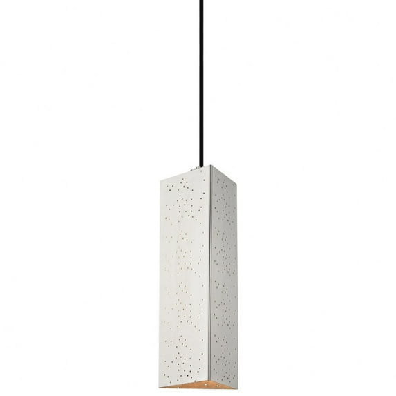 H150701-PN-Mitzi-Aiko-6W 1 LED Pendant in Style-5.25 Inches Wide by 14.75 Inches High Polished Nickel Finish