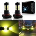 thumbnail image 1 of H16 5202 LED Fog Light Bulbs 3000K Yellow,For GMC Sierra 1500 2500 3500 HD 2007-2015),High Power 50W LED Bulbs for Signal, Turn, Brake, Parking, Tail, DRL Fog Lights,SHENKENUO, 1 of 10