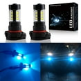 thumbnail image 1 of H16 5202 LED Fog Light Bulbs 8000K Ice Blue,For Ford Escape Mustang 07-13 Explorer Sport Trac 07-10),High Power 50W LED Bulbs for Signal, Turn, Brake, Parking, Tail, DRL Fog Lights,SHENKENUO, 1 of 10