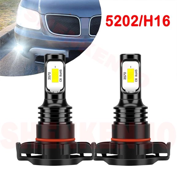 H16/PS24W LED Light Bulbs for Pontiac G6 2010 5202 Fog Lights 2pcs