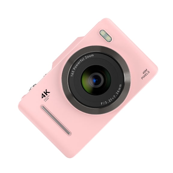 H16 Students Camera 1080P 16X Zooming Digital Cameras Rechargeable Battery 4800x6400 for Teens Birthday