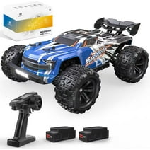 H16E Brushless Racing RC Truck,Max 70kph,1:16 4X4 RTR Fast Hobby RC Cars for Adults & Boys,All Terrains RC Monster Truck,Off Road Electric Vehicle Gift,2 Li-po Batteries