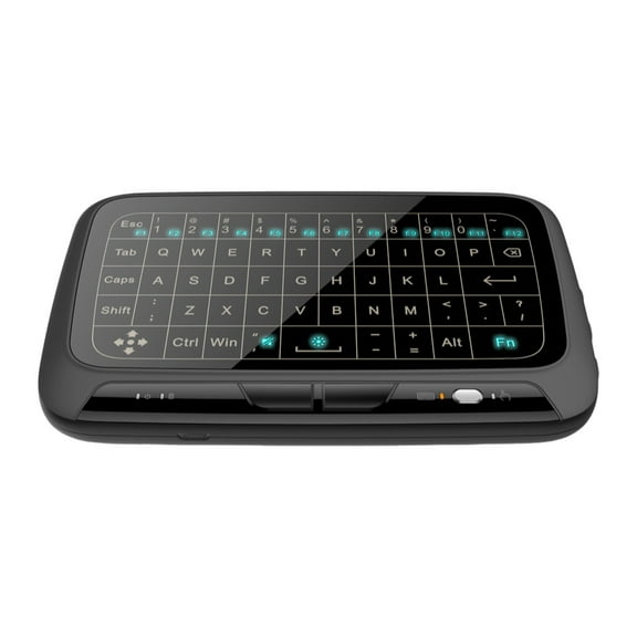 H18 usb2.4 G Touch Keyboard Mini Wireless Keyboard Air Mouse flying Mouse full screen touch pad - style：Backlit version；