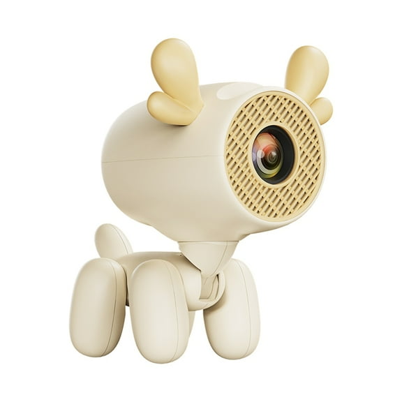 H2 Fawn Projector Mini Portable LED Video Android 13.0 WIFI 6 Mirror for 720P 4K Video Home Cinema Projector US Plug