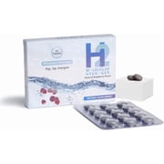 H2 Molecular Hydrogen Water Tablets with Magnesium   12 PPM Effervescent Hydrogen Tablets for Drinking Water, Supports Hydration, Energy & Metabolism, Raspberry Flavor, 60 Tablets