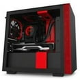 thumbnail image 1 of H210 SGCC Steel & TG USB 3.5 x 2.5 in. Mini-ITX Case, Matte Black & Red, 1 of 1
